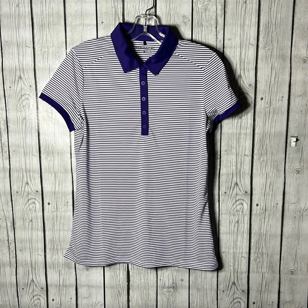 Nike Women's Victory Stripe Golf Shirt size medium